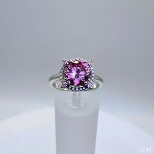 Handmade Jewelry Pink Sapphire 4ct Ring 925 Silver Size 8 Resizable